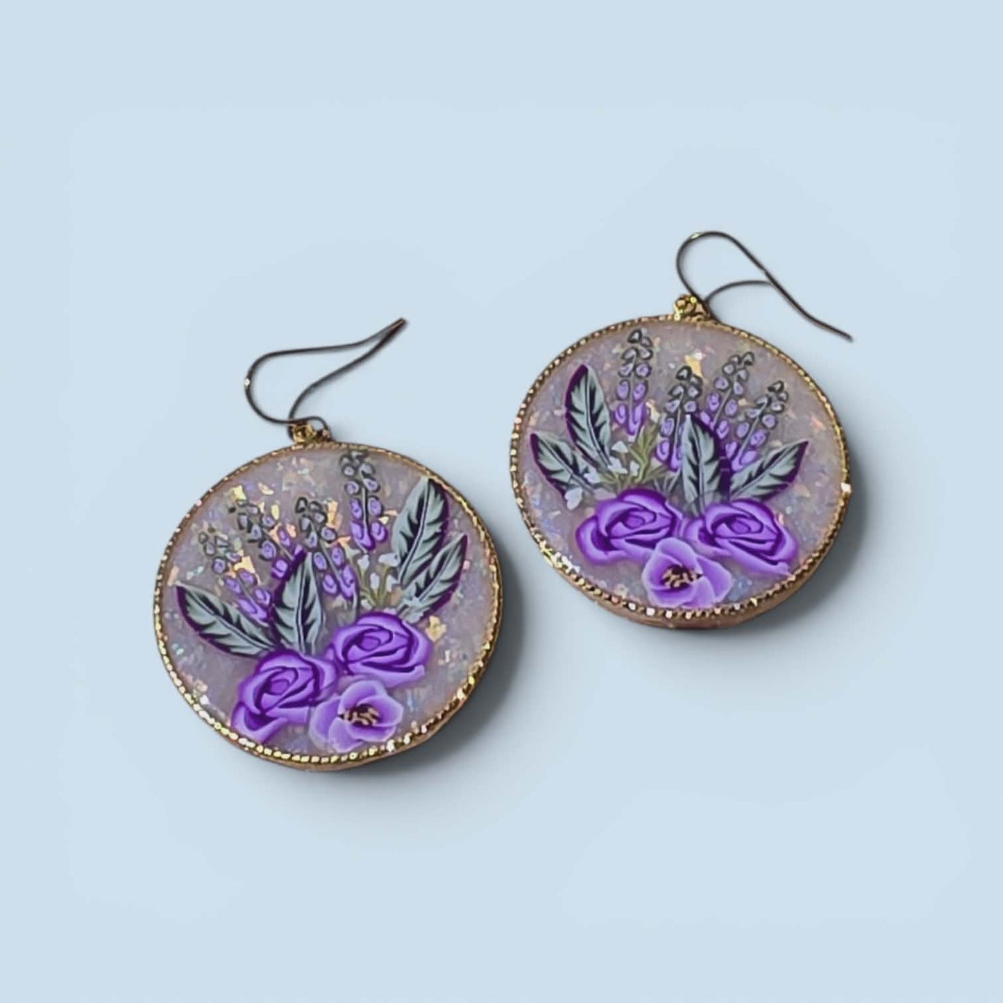 Lavender Veil Dangles