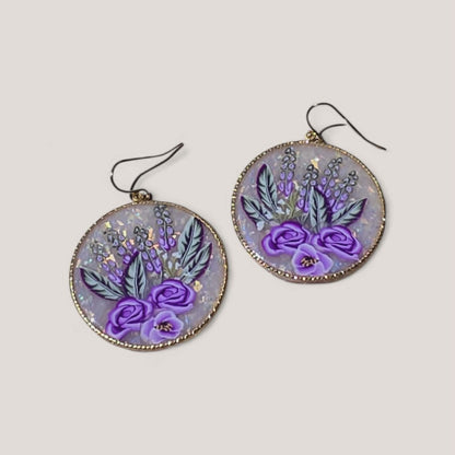 Lavender Veil Dangles