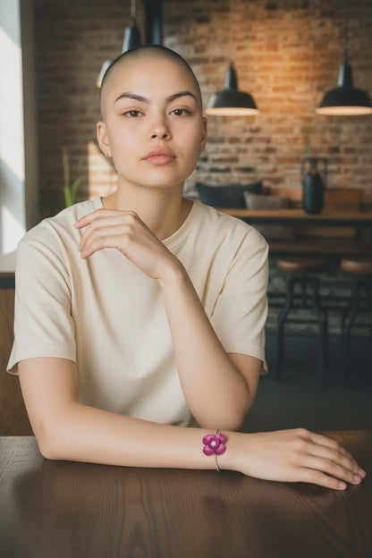 Blooms of Resilience Bloom Bracelet Pink Berry Pearl