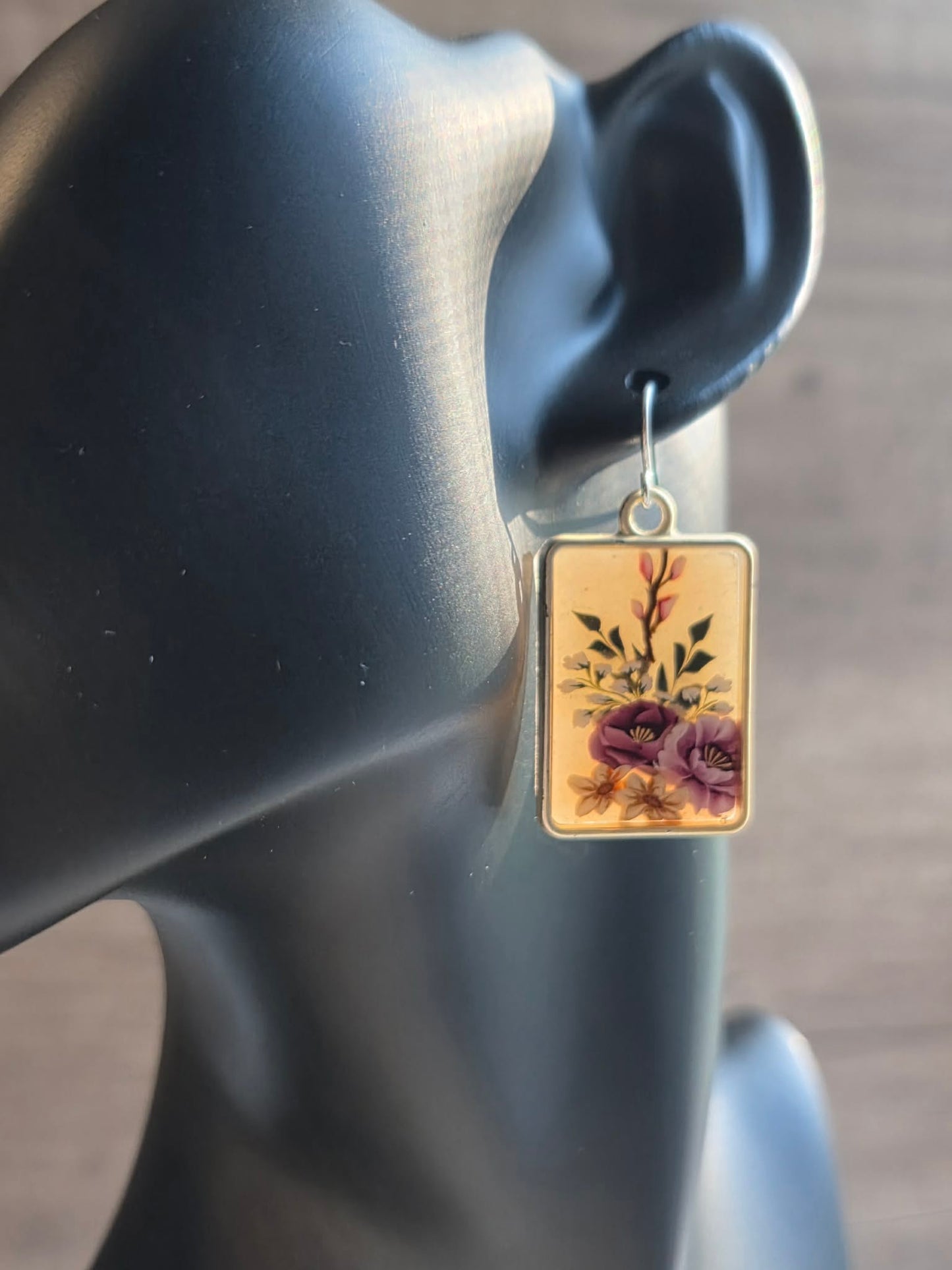 Blushing Heirloom Bouquet Earrings