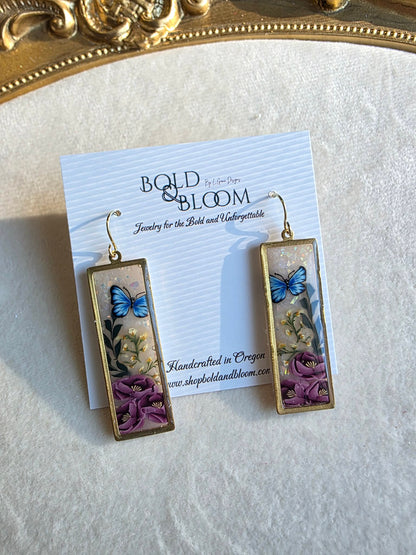 Butterfly Heirloom Dangle Earrings