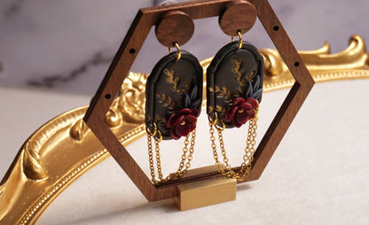 Gilded Rose Dangle Earrings  image 1