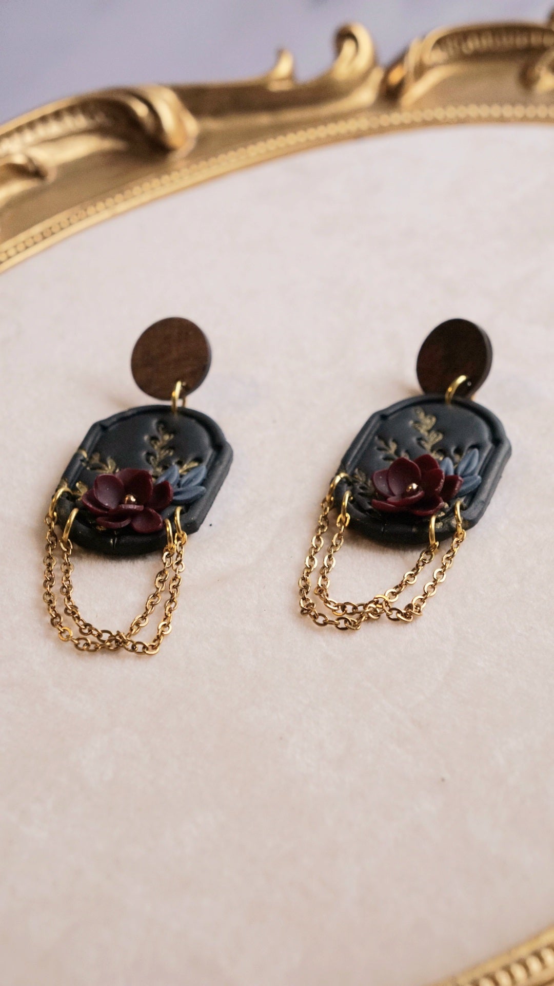 Gilded Rose Dangle Earrings  image 5
