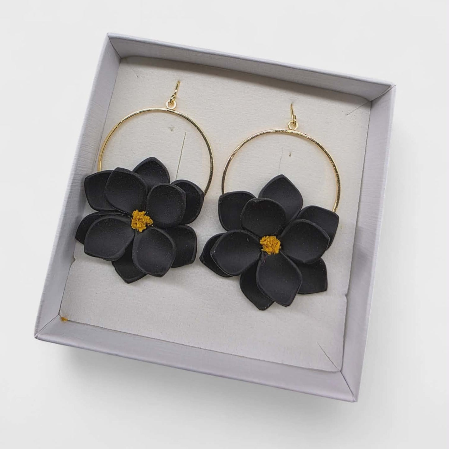 Full Bloom Hoop Earrings