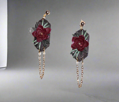Midnight Bloom Dangle Earrings image 4