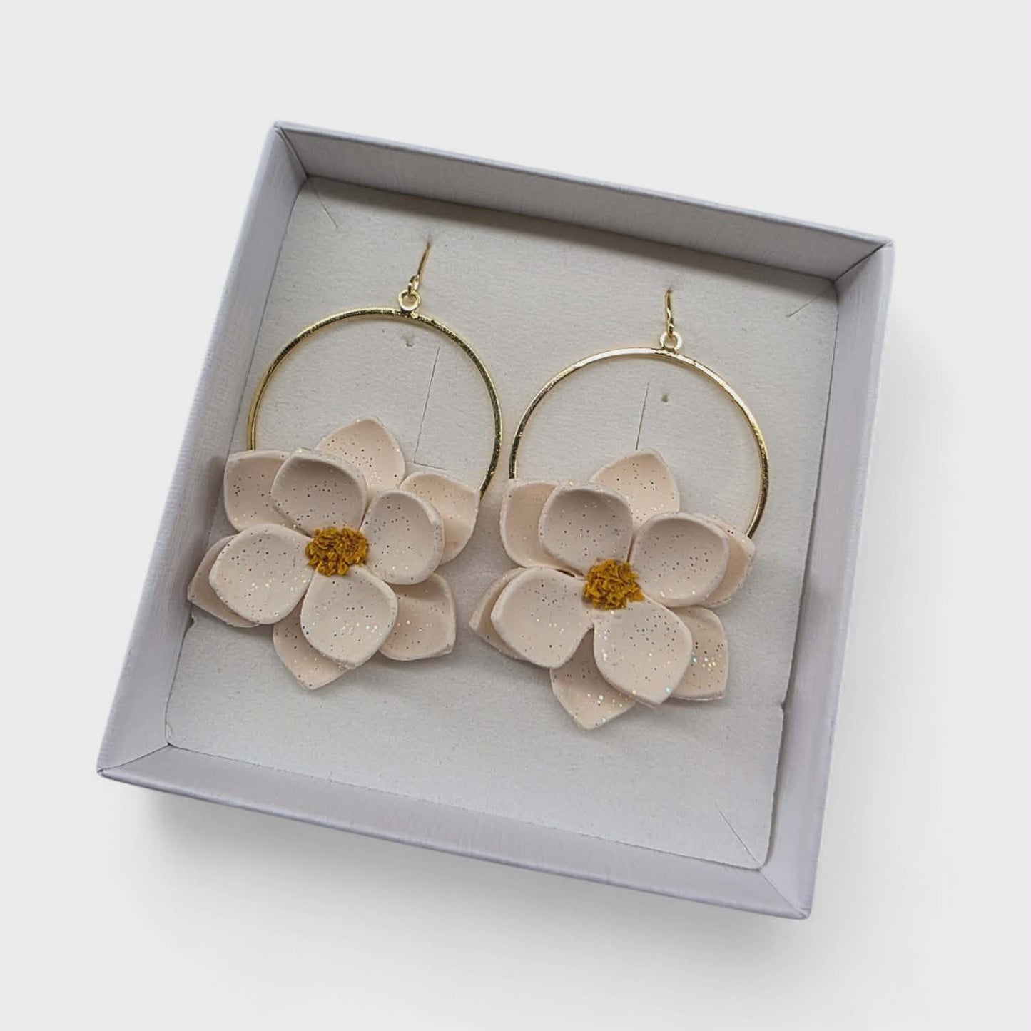 Full Bloom Hoop Earrings