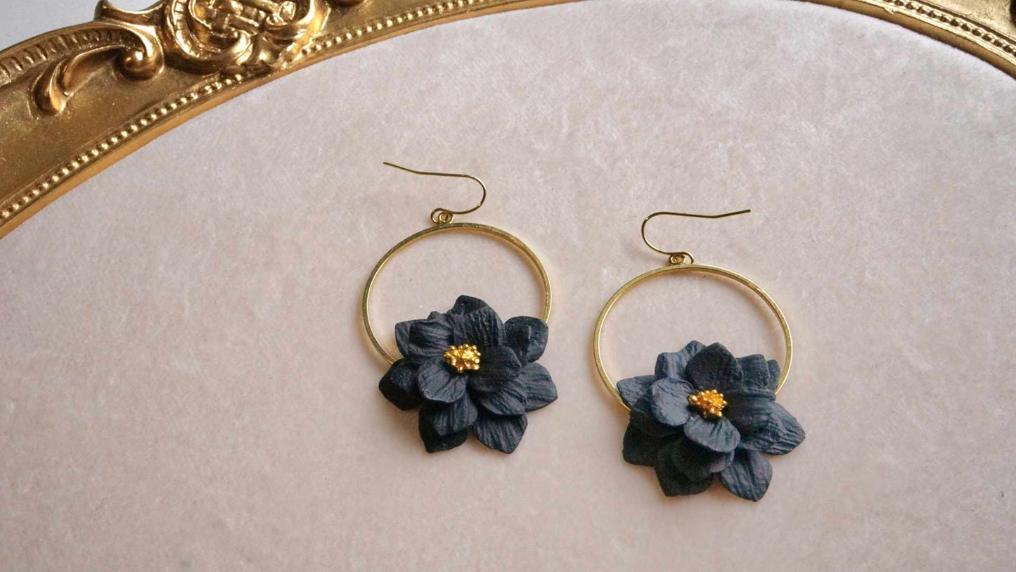 Midnight Bloom Dangle
