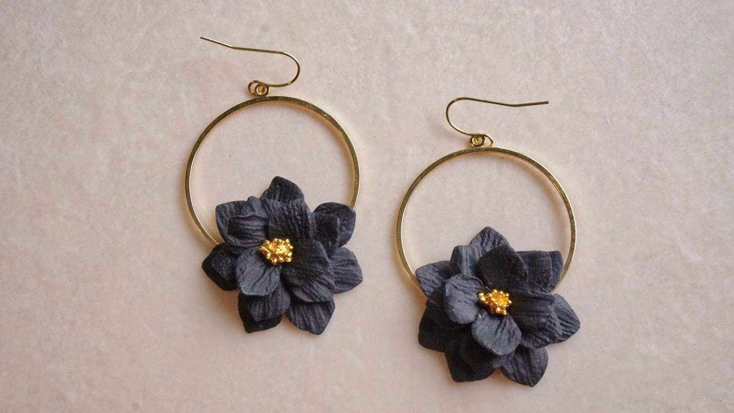 Midnight Bloom Dangle