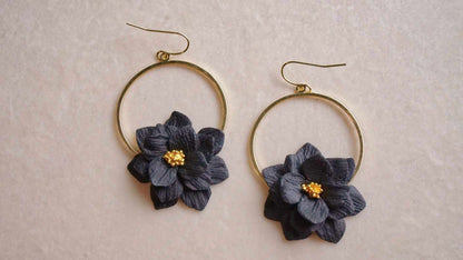Midnight Bloom Dangle