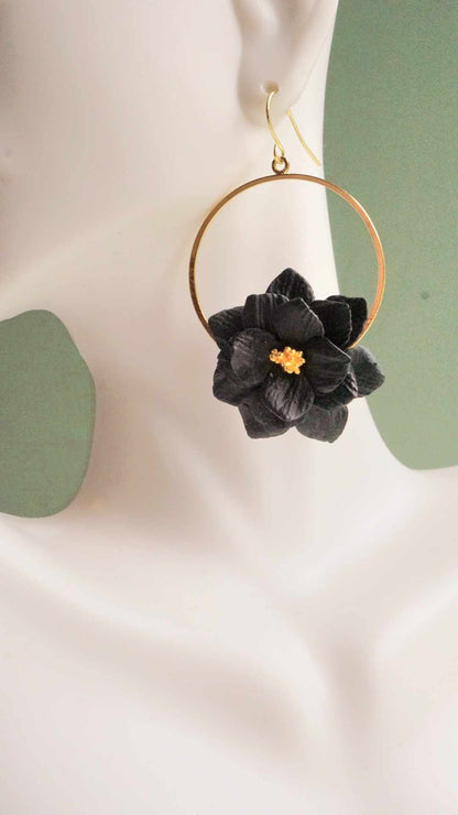 Midnight Bloom Dangle