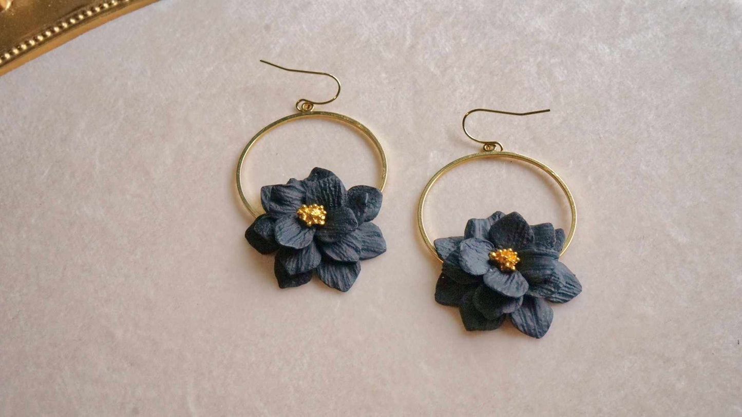 Midnight Bloom Dangle