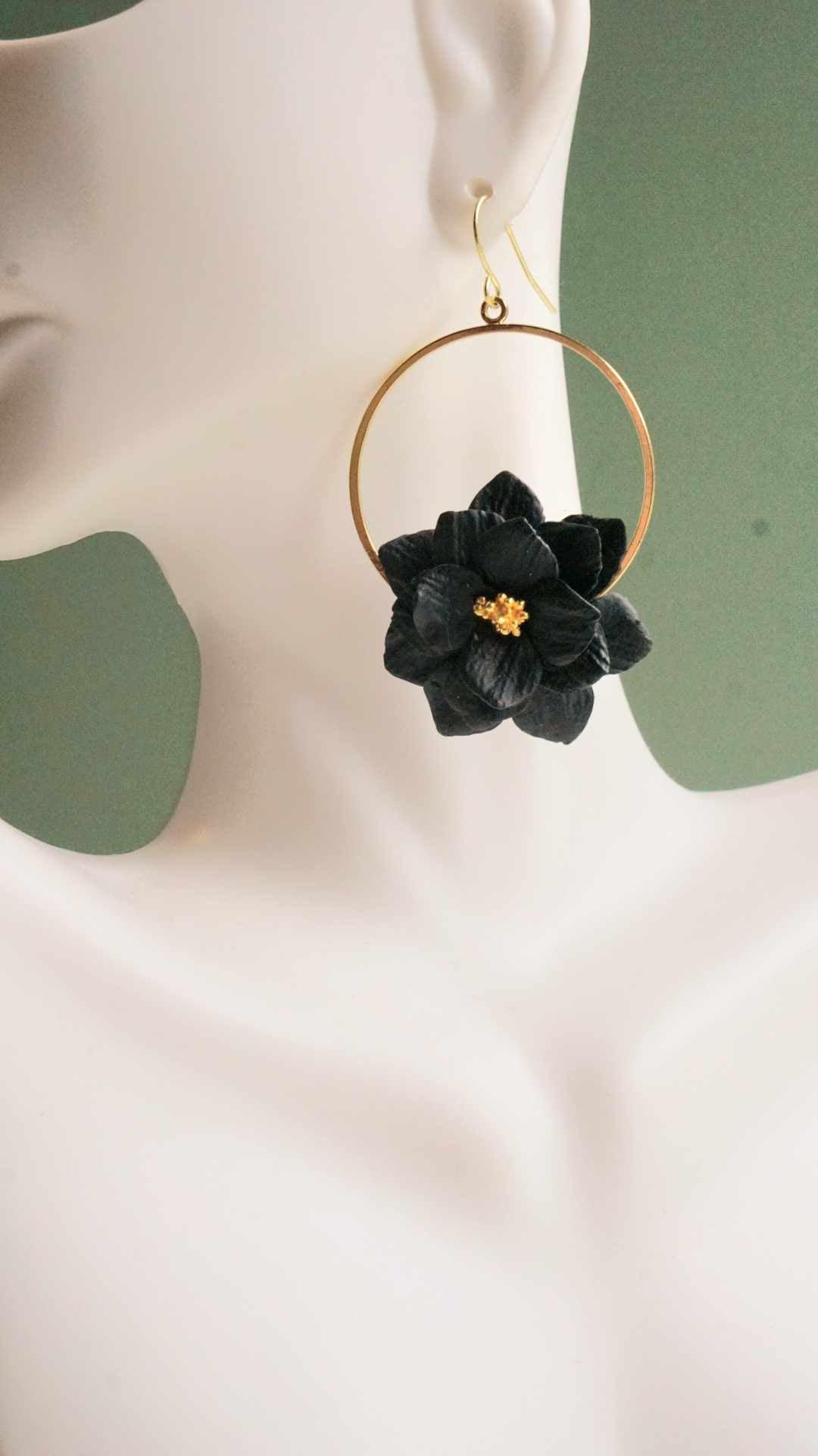 Midnight Bloom Dangle