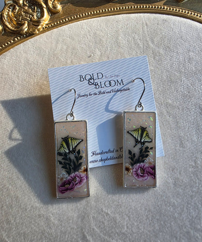 Heirloom Butterfly Garden Earrings