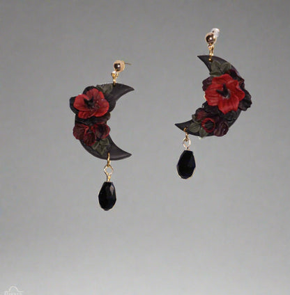 Ethereal Crescent Moon Earrings image 4