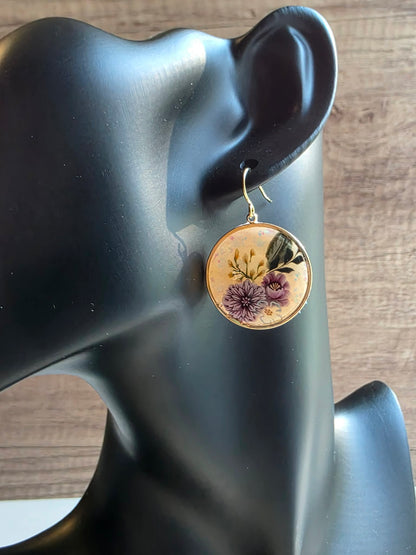 Heirloom Meadow Medallion Earrings