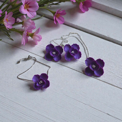 Blooms of Resilience full 3 piece set - Purple Pearl