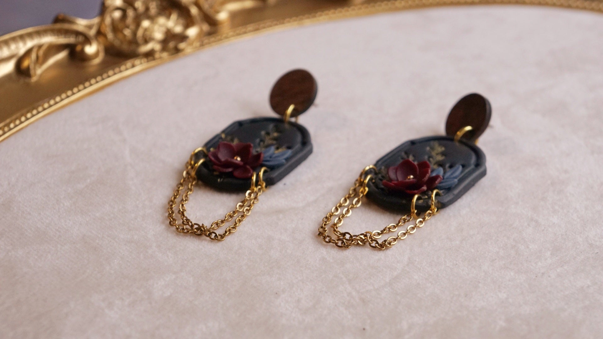 Gilded Rose Dangle Earrings  image 6