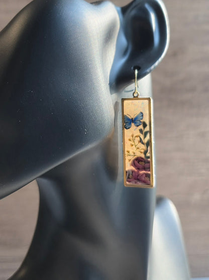 Butterfly Heirloom Dangle Earrings