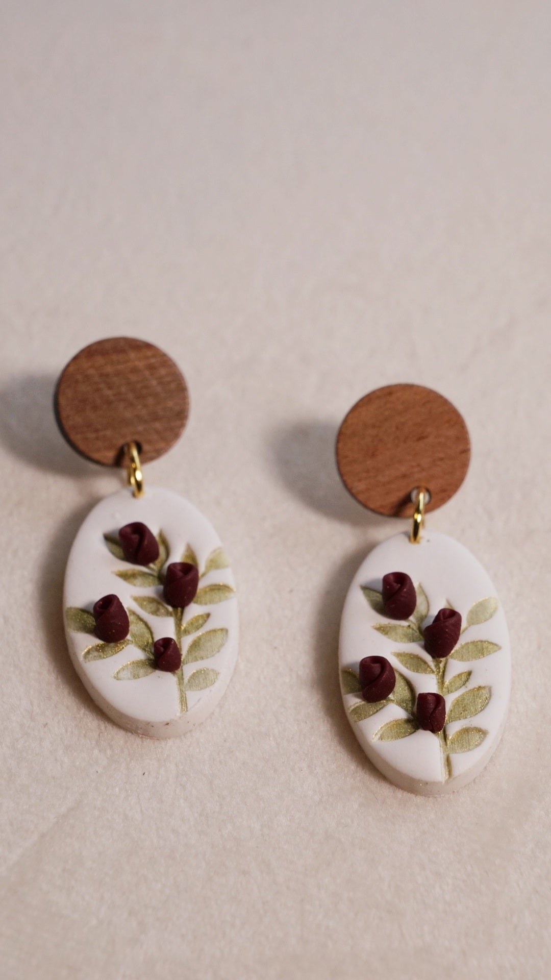 Wild Rosebud Earrings  image 1
