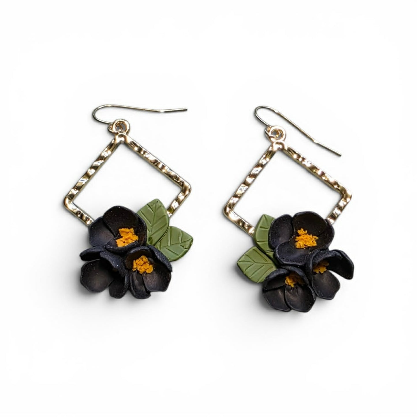 Grounded Bloom - Diamond Bloom Earrings