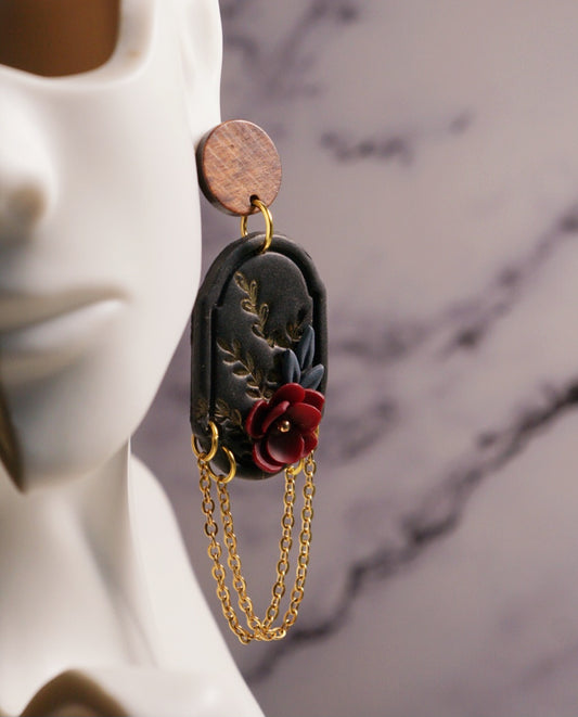 Gilded Rose Dangle Earrings  image 0