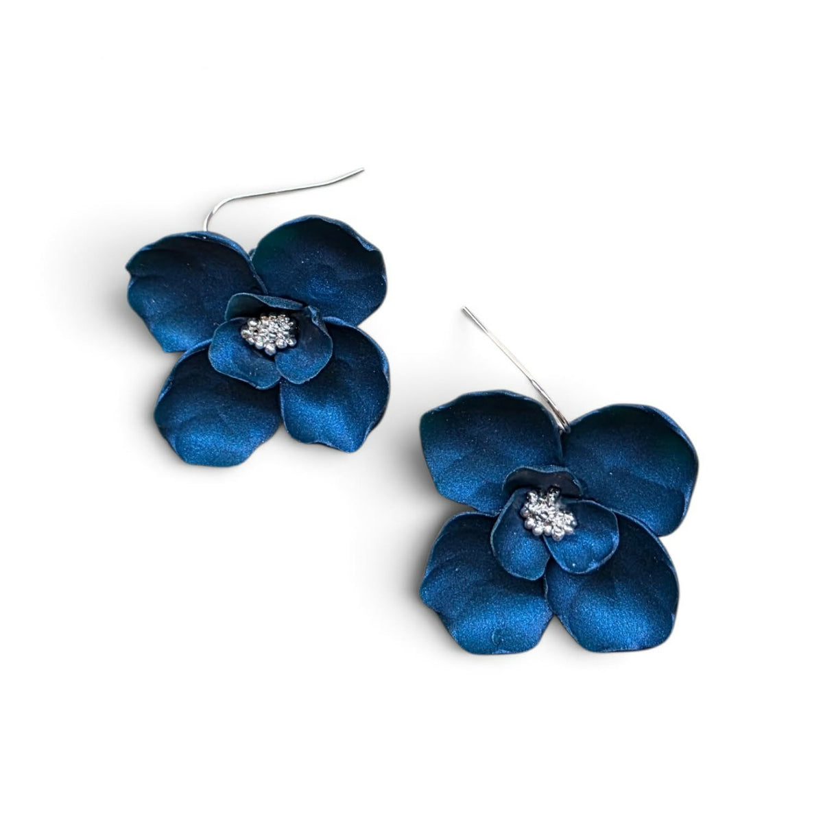 Boldly Blooms Statement Earrings - Solid color