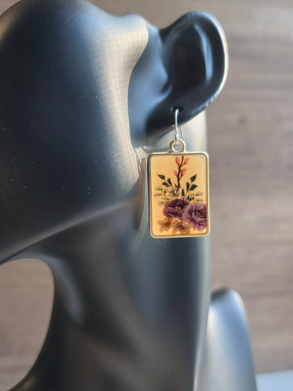 Blushing Heirloom Bouquet Earrings