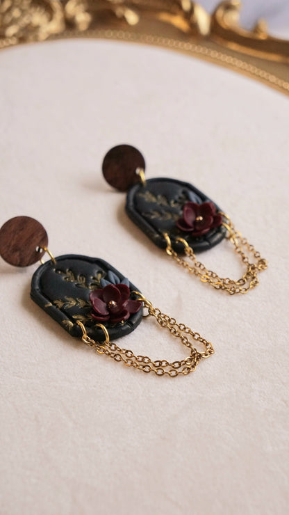 Gilded Rose Dangle Earrings  image 4