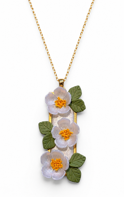 Grounded Bloom - Garden Frame Necklace