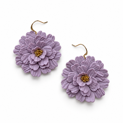 Midnight Bloom Dangle Earrings