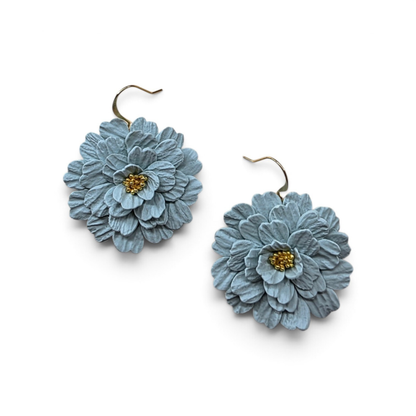Midnight Bloom Dangle Earrings