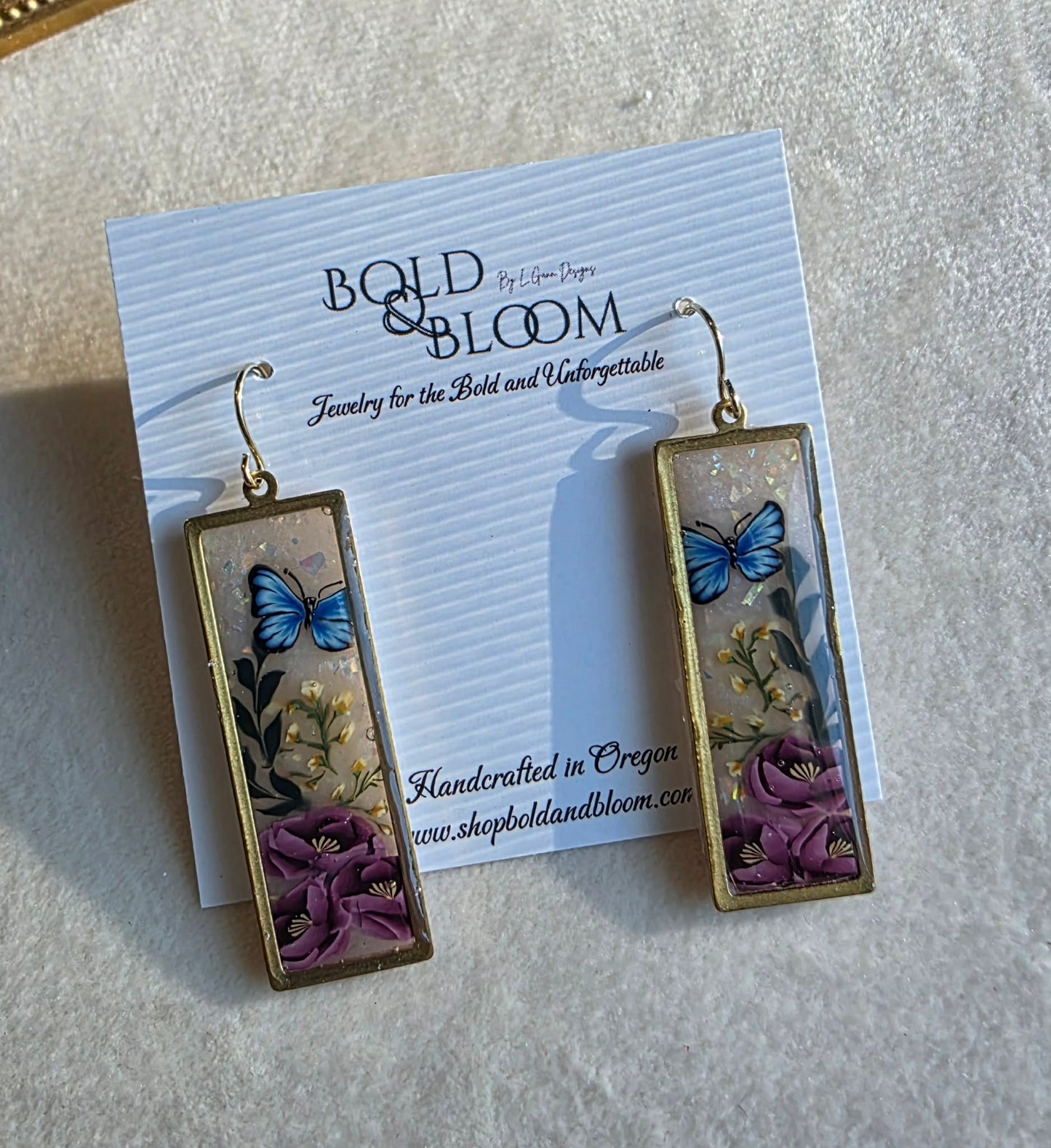 Butterfly Heirloom Dangle Earrings