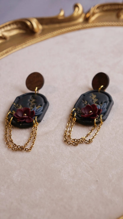 Gilded Rose Dangle Earrings  image 8