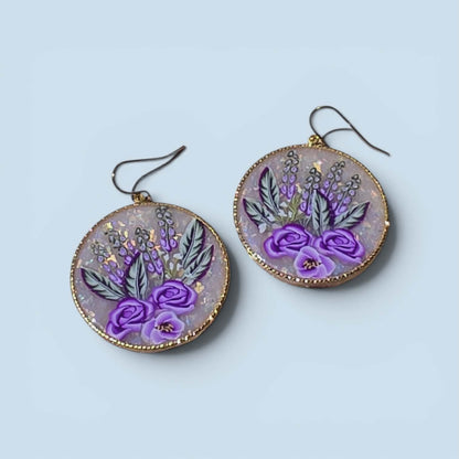 Lavender Veil Dangles