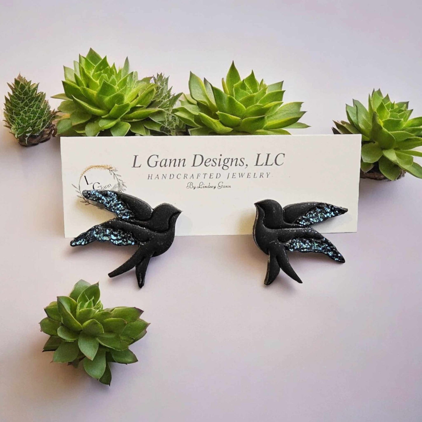 Bird Stud Earrings image 1