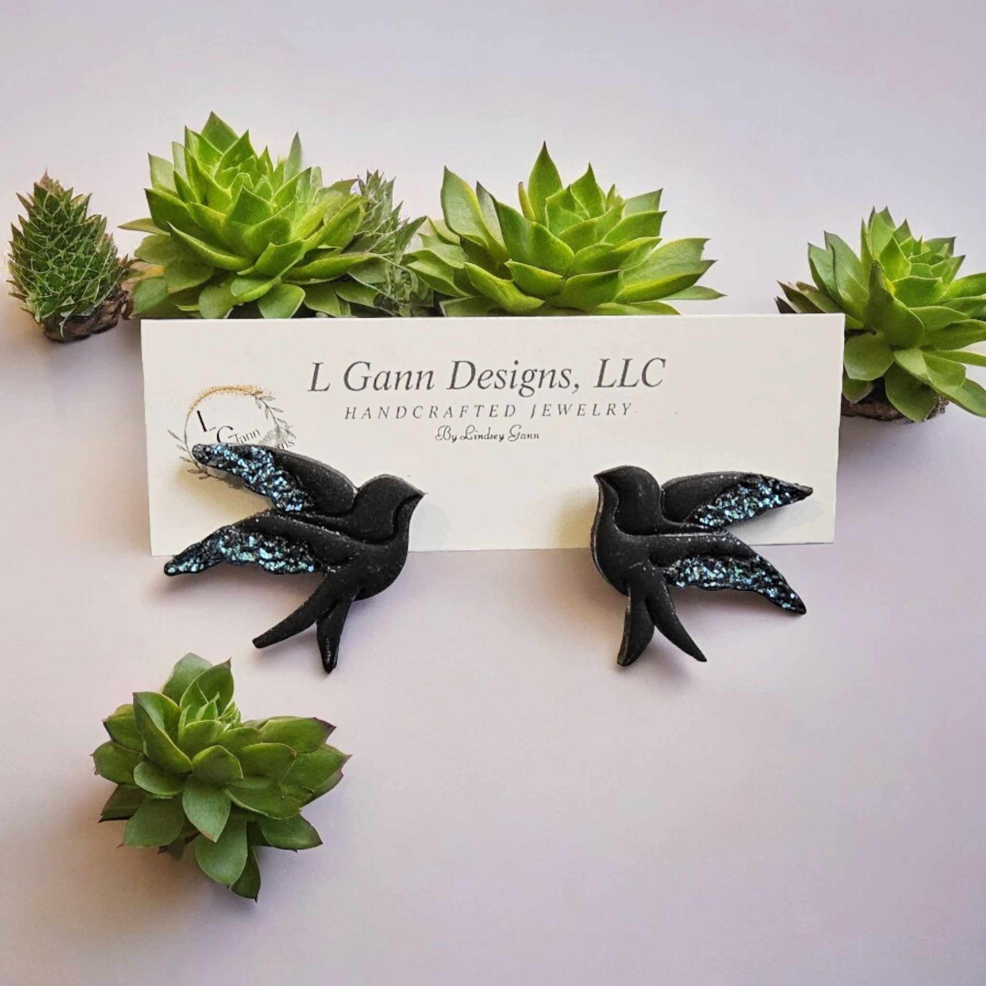 Bird Stud Earrings image 1
