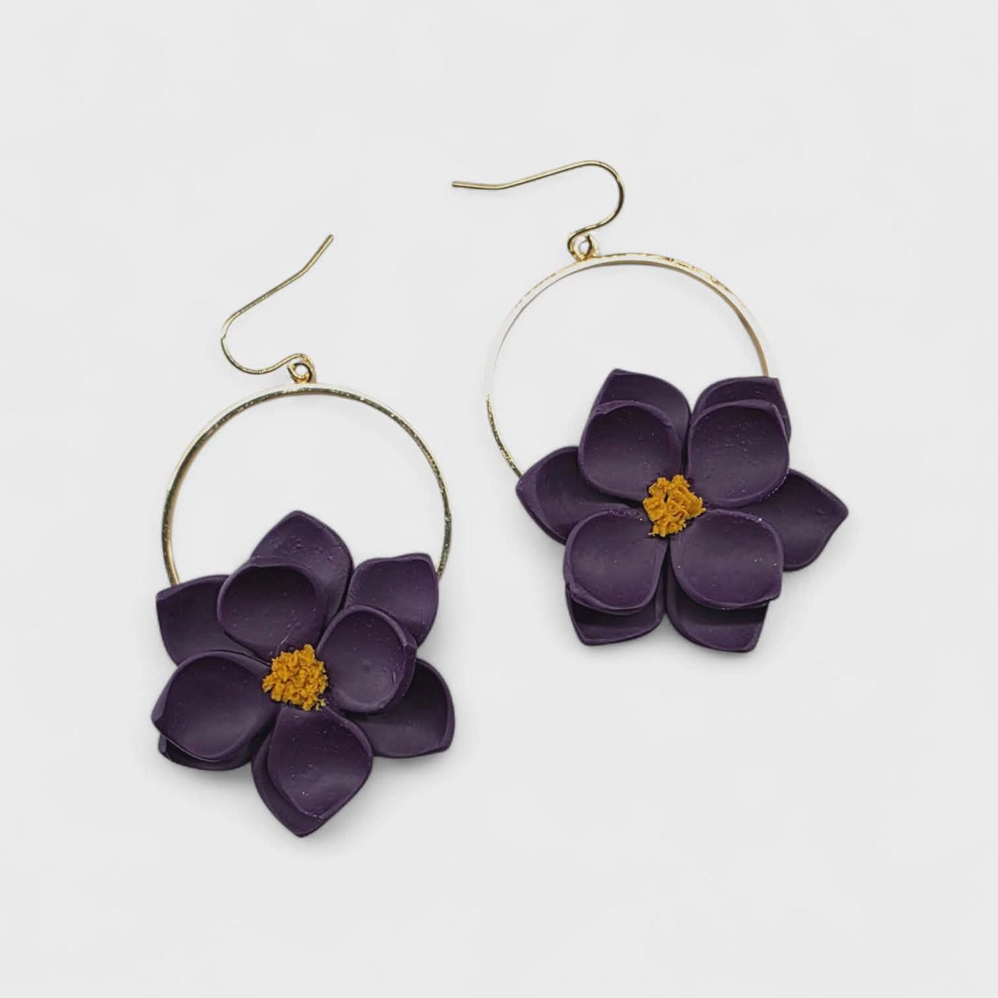 Full Bloom Hoop Earrings