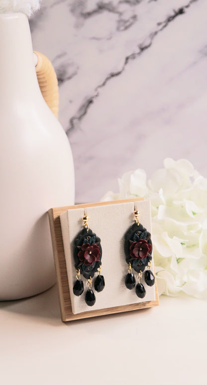 Victorian Bloom Drop Earrings image 3