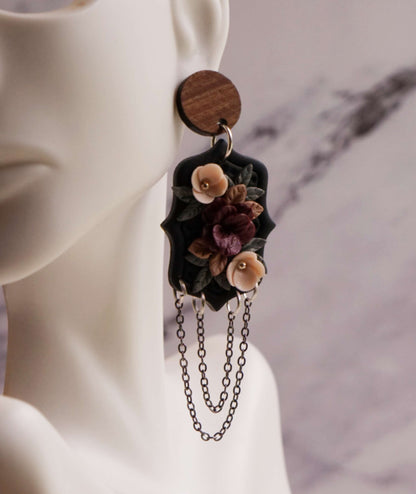 Crimson Elegance Earrings image 3