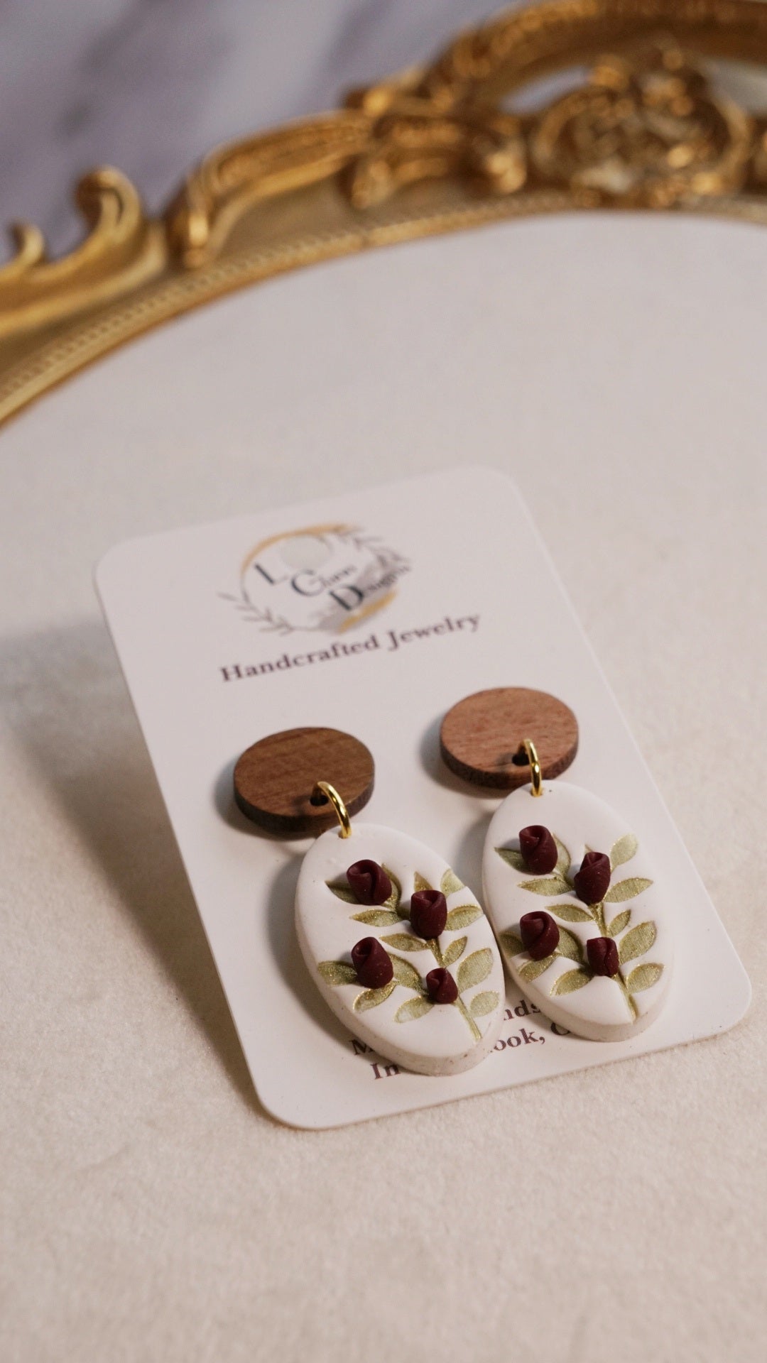 Wild Rosebud Earrings  image 5