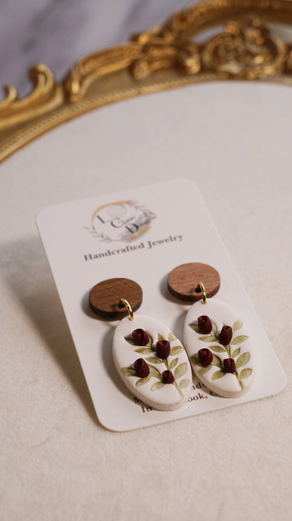 Wild Rosebud Earrings  image 5