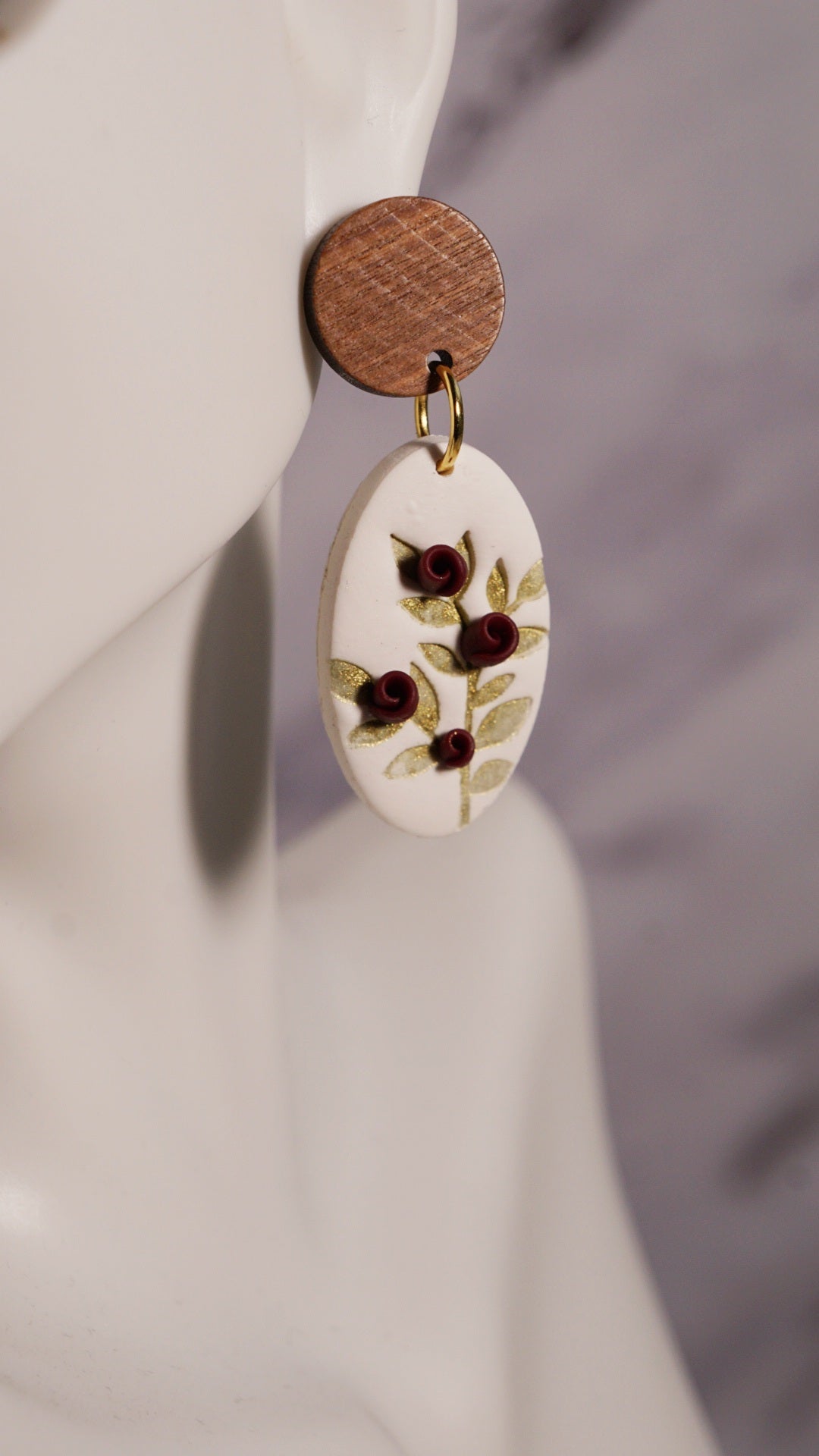 Wild Rosebud Earrings  image 2