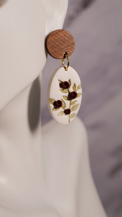 Wild Rosebud Earrings  image 2