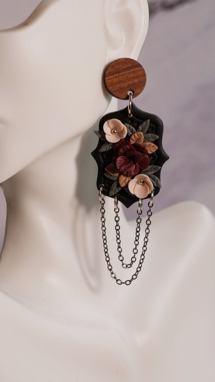 Crimson Elegance Earrings image 4