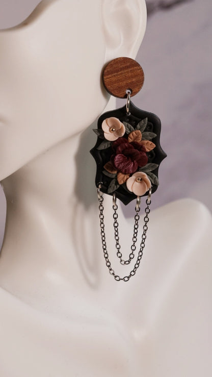 Crimson Elegance Earrings image 4