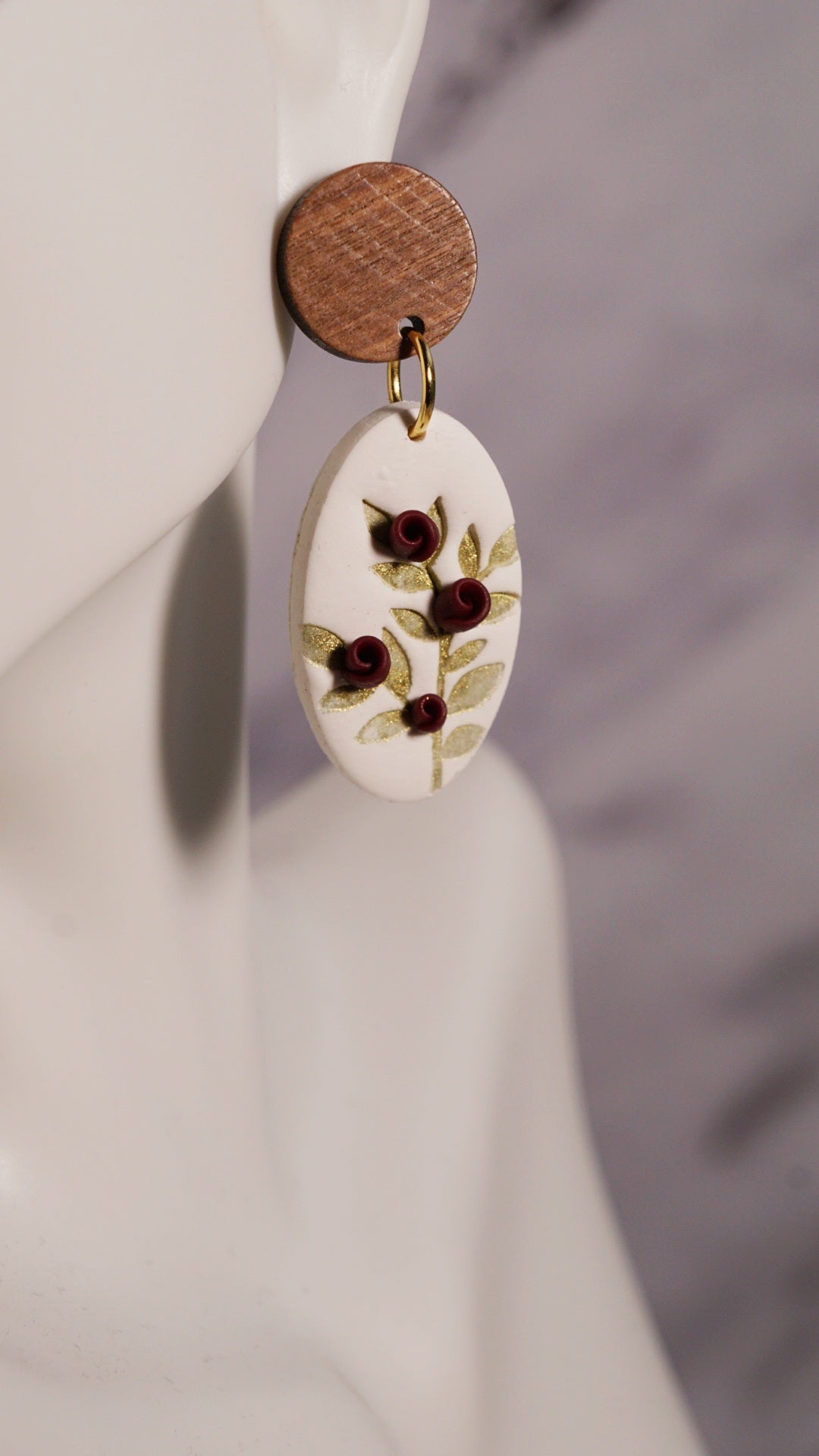 Wild Rosebud Earrings  image 0