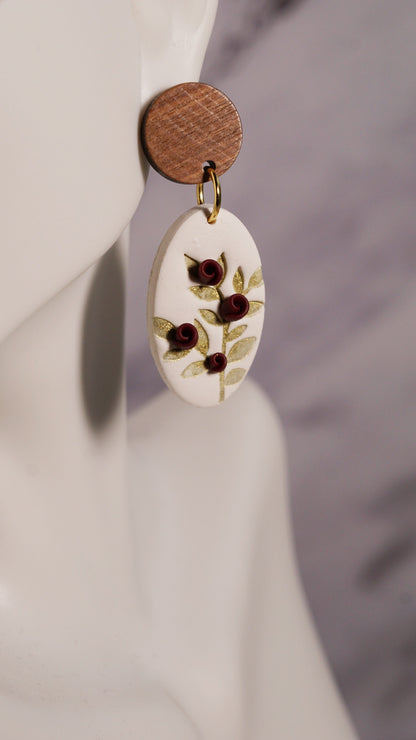 Wild Rosebud Earrings  image 0