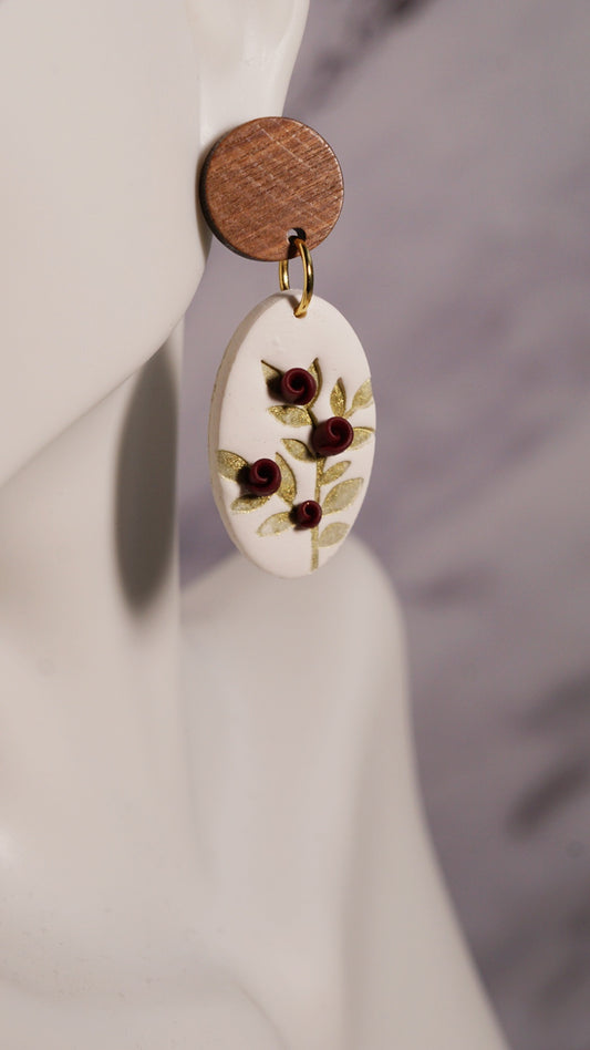 Wild Rosebud Earrings  image 0