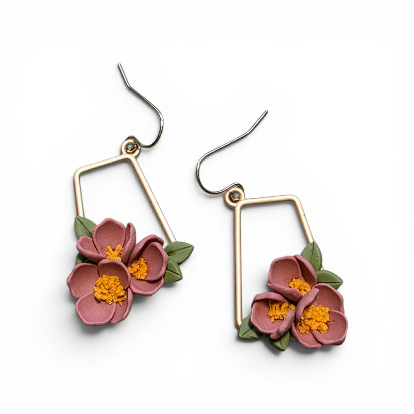 Grounded Bloom - Tapered Bloom Earrings