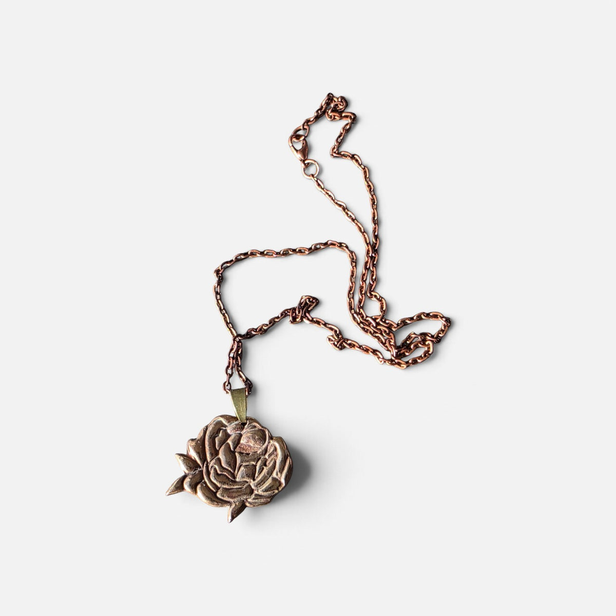 Timeless Romance Bronze Necklace